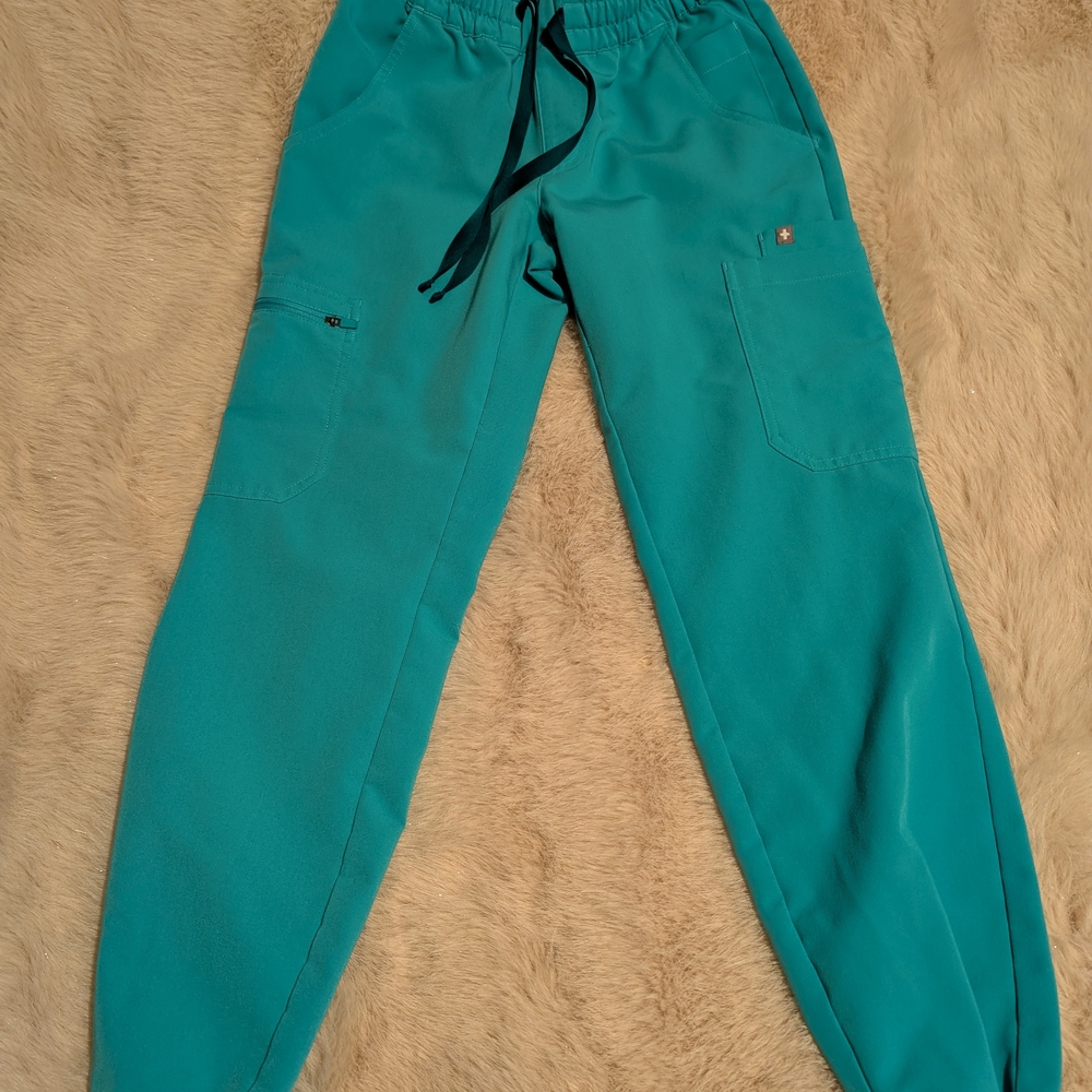 Figs Teal Women's Pants Uman Joggers